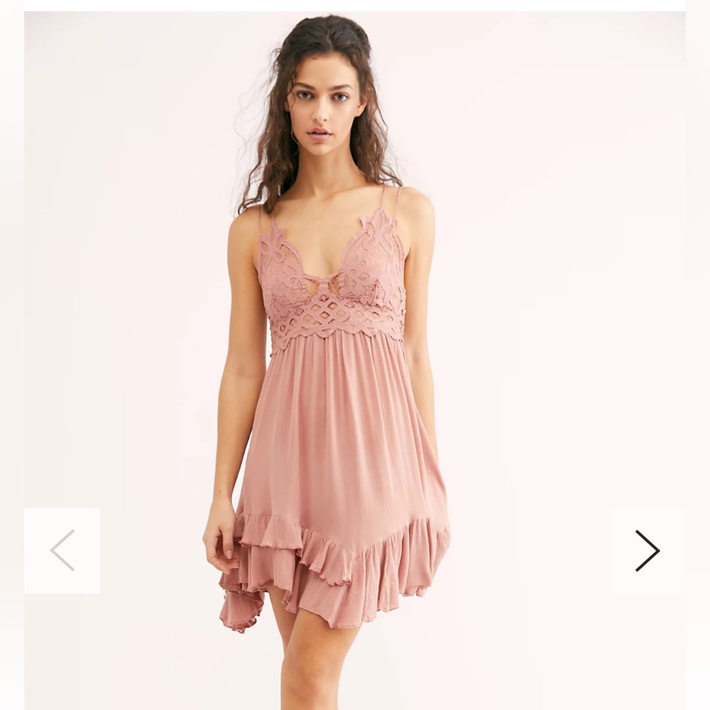 Free People Adella Slip dress in rose - Picture 3 of 12